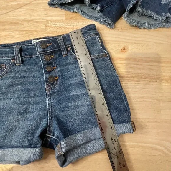 Tilly's RSQ Denim Shorts LOT of THREE Girls Size 12 - Picture 9 of 16